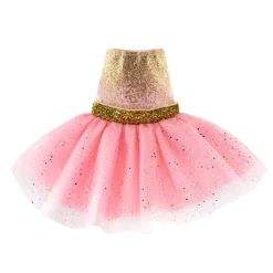 Claus Couture Pink Sparkle Party Dressclaus Couture