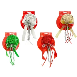 Clip On Sequins Top Hat With Decoration (4 Colours)