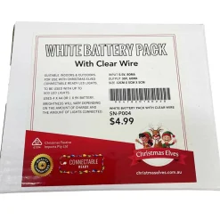 Connectable Ready White Battery Pack - 8Cm