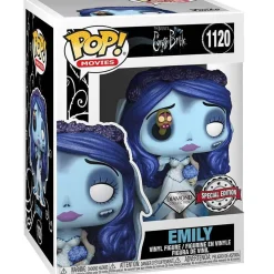 Corpse Bride Emily With Worm Diamond Glitter Pop! - 10Cm
