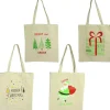 Cotton Christmas Enviro Shopper