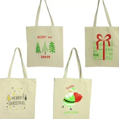 Cotton Christmas Enviro Shopper