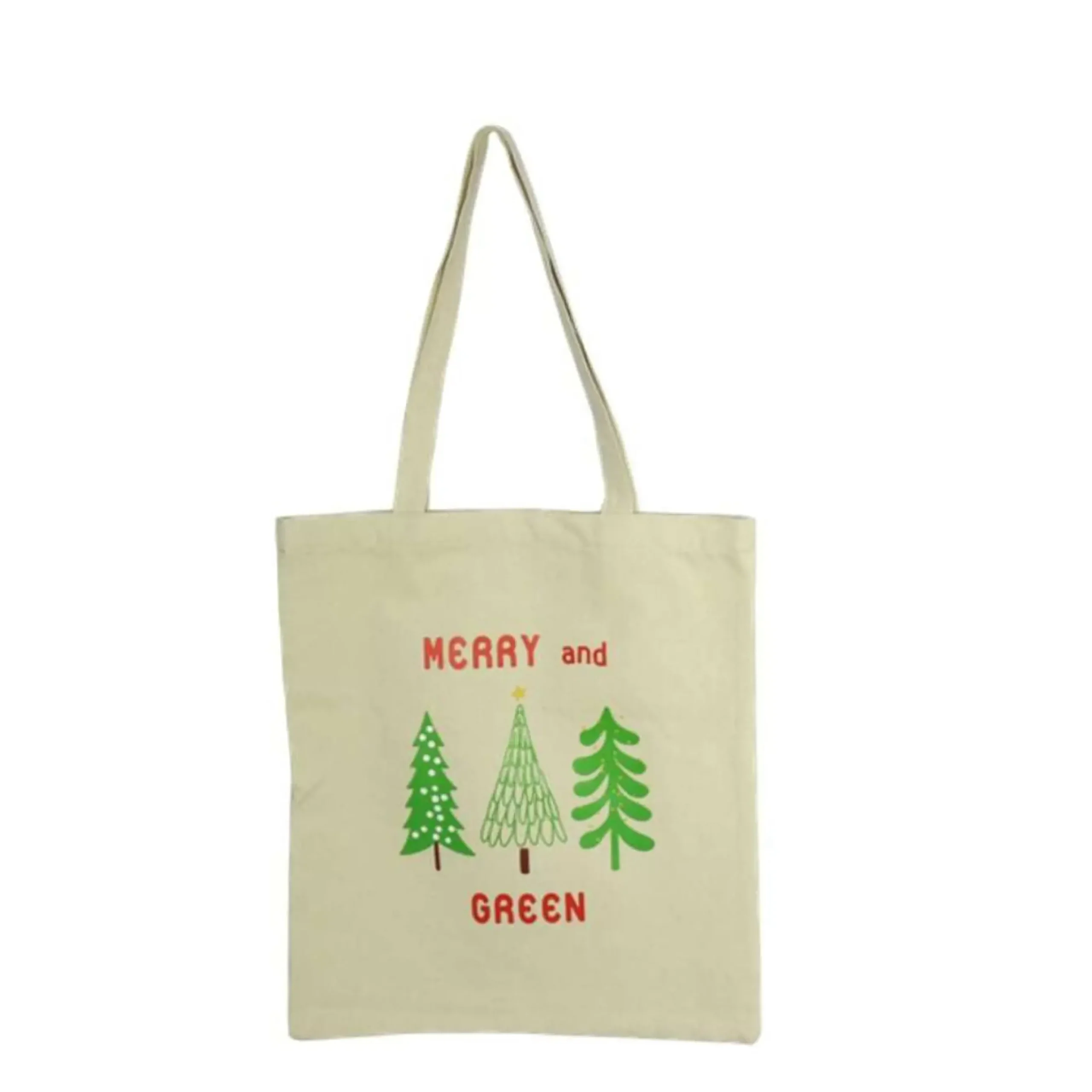 Cotton Christmas Enviro Shopper