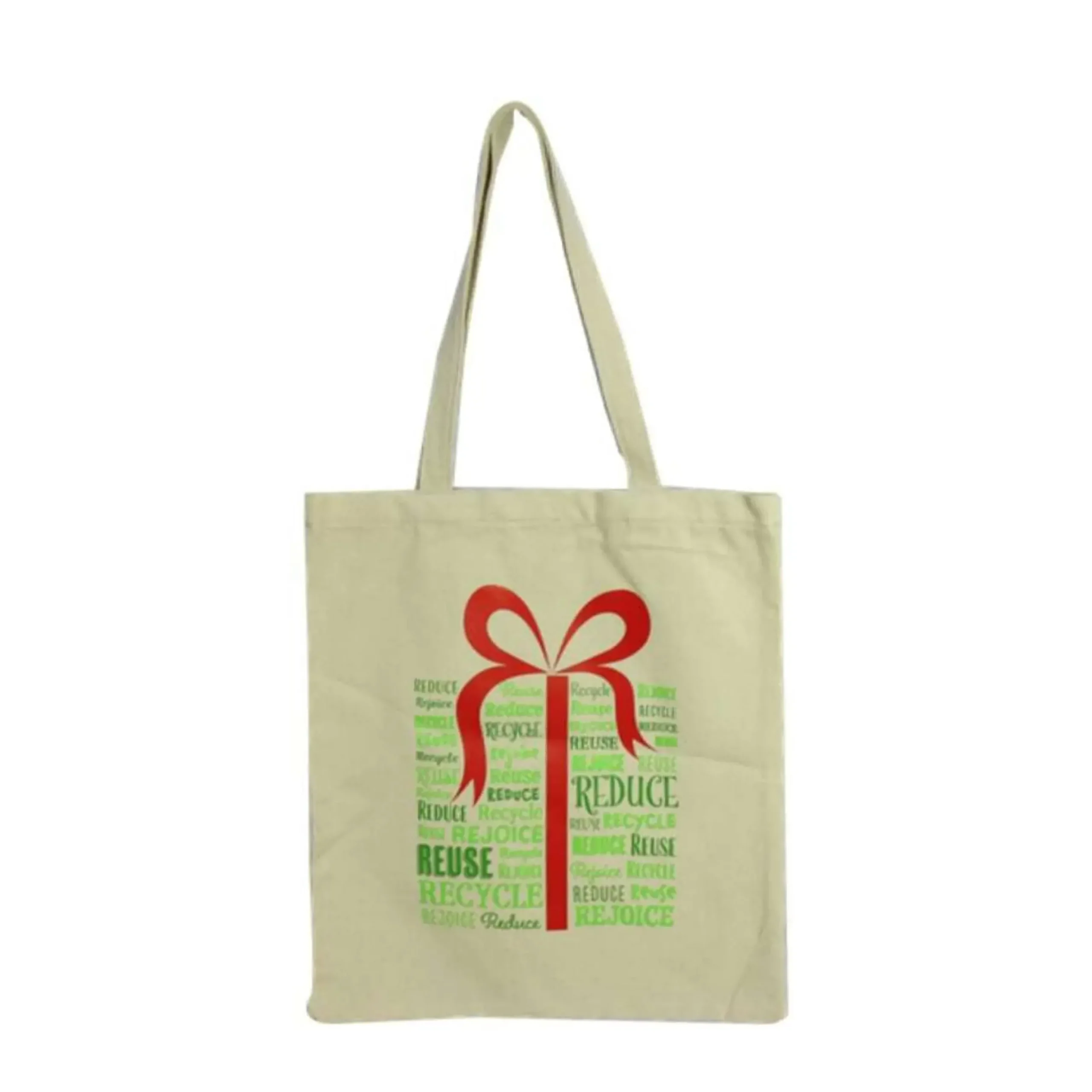 Cotton Christmas Enviro Shopper