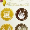 Cupcake Stencils (4Pk) - 12.7Cm