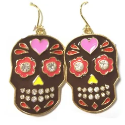Day Of The Dead Earring (4 Colours)