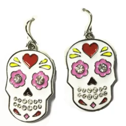 Day Of The Dead Earring (4 Colours)
