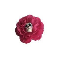 Day Of The Dead Hair Flower Clip (2 Colours)