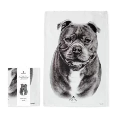 Delightful Dogs Staffy Terrier Kitchen Towel - 70Cm