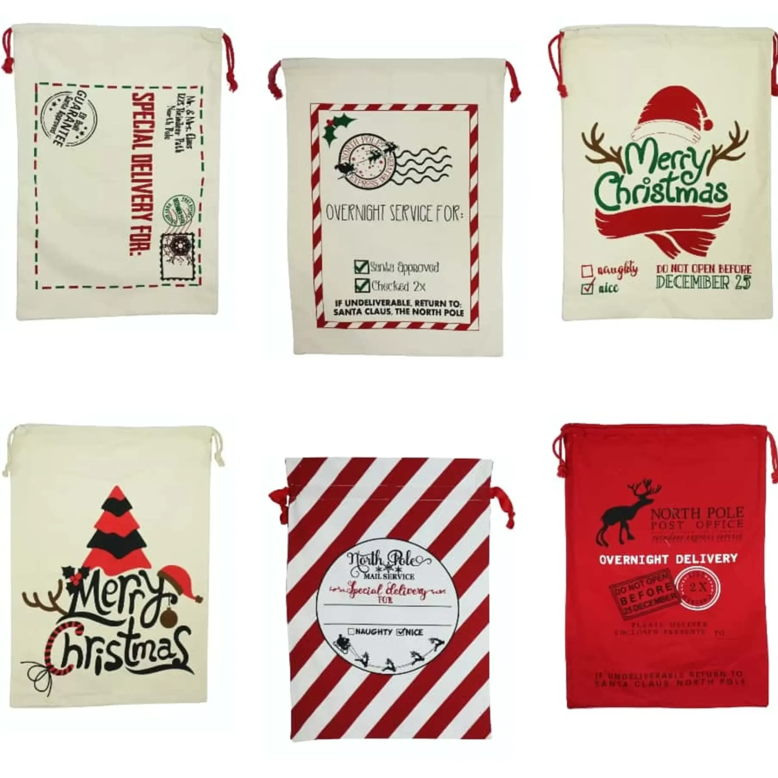 Delux Sack Natural With Print - 68Cm