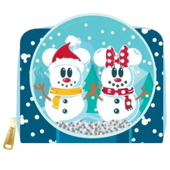 Disney Mickey Mouse Loungefly Snowman Snowglobe Purse - 13Cm