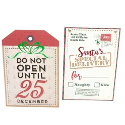 Do Not Open Christmas Card - 17Cm