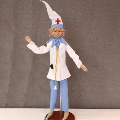 Doctor Christmas Elf With Stand - 65Cm