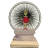 Dr Seuss Grinch With Garland Infinity Light Snow Globe - 25Cm