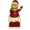 Dr Seuss Santa Grinch In Chimney Salt And Pepper (Set Of 2) - 12Cm