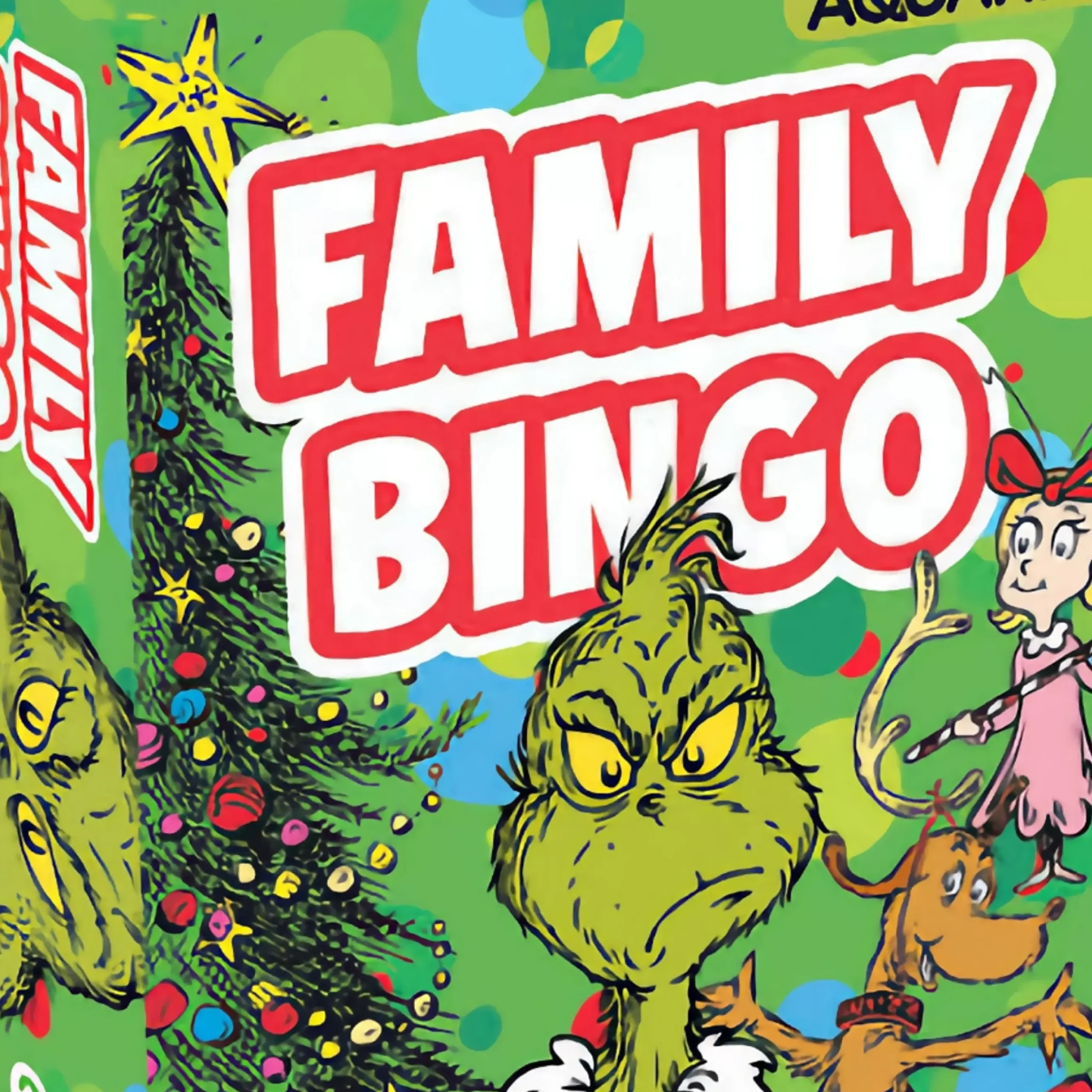 Dr Seuss The Grinch Family Bingo