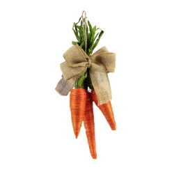 Easter Orange Carrots Drop (Set Of 3) - 38Cm