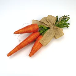 Easter Orange Carrots Drop (Set Of 3) - 38Cm