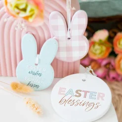 Easter Plaid Keepsake Ornament - 9Cm