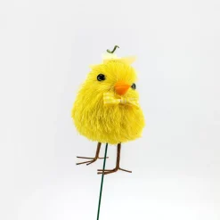 Easter Yellow Chick On Stick - 27Cm