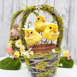 Easter Yellow Chick On Stick - 27Cm