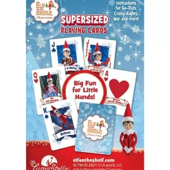 Elf On The Shelf - Supersized Playing Cards - 12Cm