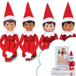 Elf On The Shelf A Christmas Tradition - Boy Elf With Blue Eyes