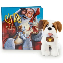 Elf On The Shelf Saint Bernard - An Elf Pets Tradition