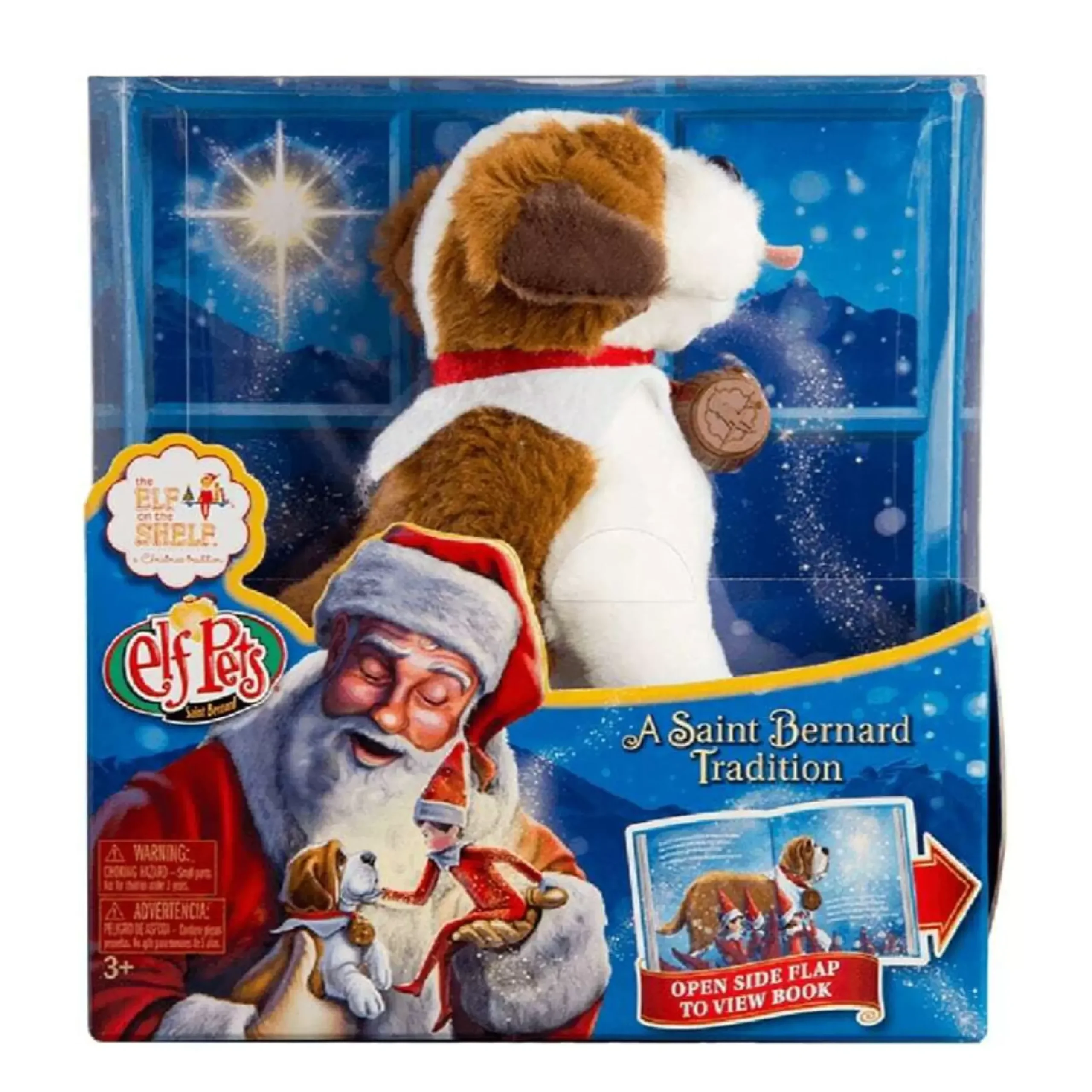Elf On The Shelf Saint Bernard - An Elf Pets Tradition