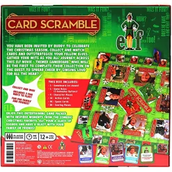 Elf The Movie Card Scramble Board Game