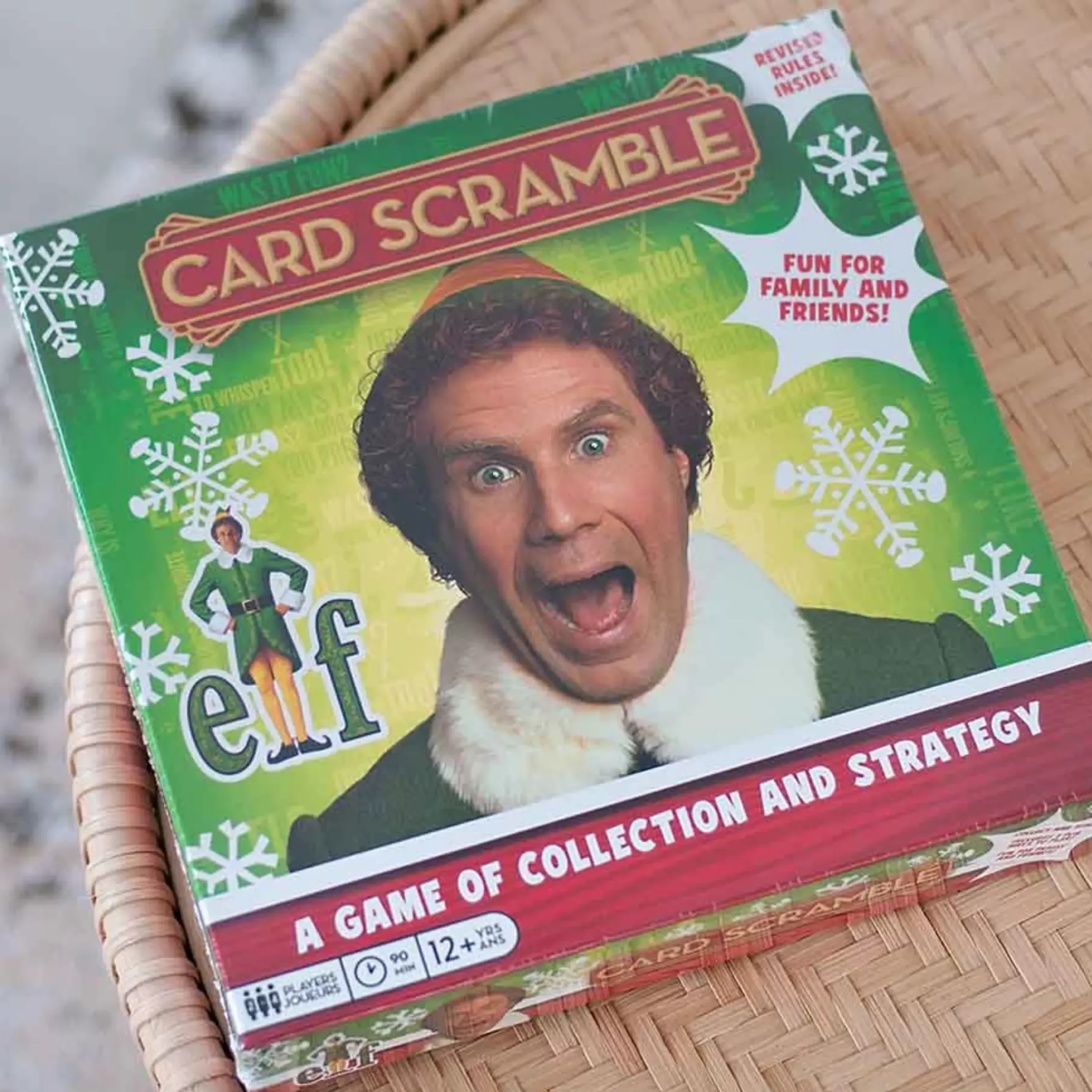 Elf The Movie Card Scramble Board Game