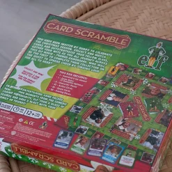Elf The Movie Card Scramble Board Game