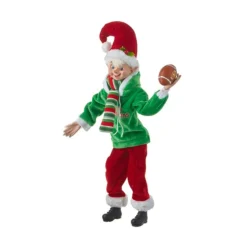 Elf University Red And Green Posable Elf (3 Styles) - 41Cm