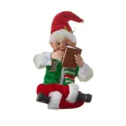 Elf University Red And Green Posable Elf (3 Styles) - 41Cm