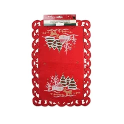 Embroidered Table Placemat (2 Styles) - 43Cm