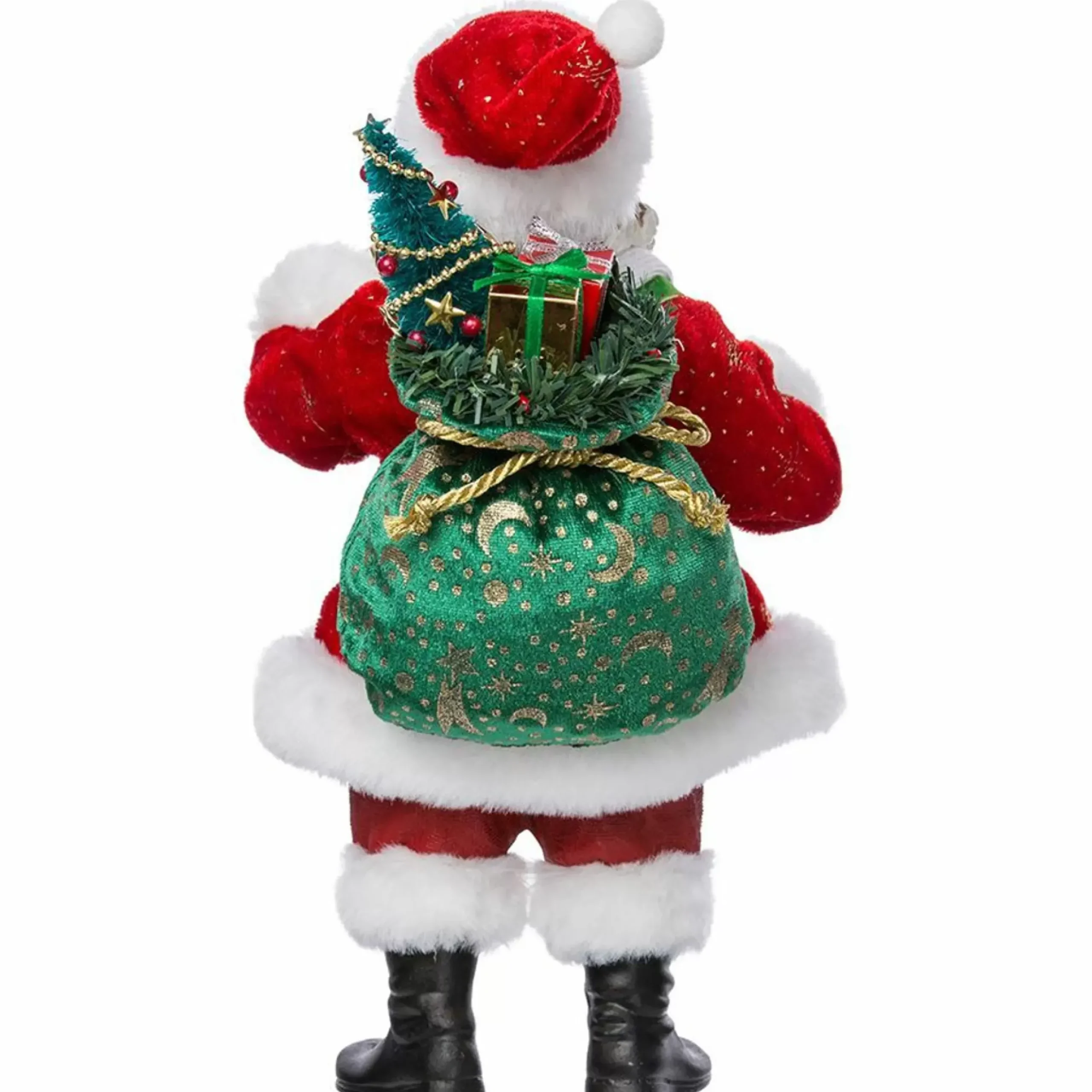 Fabriche Santa Claus Holding Dreidel - 28Cm
