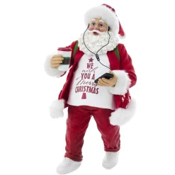 Fabriche Santa Listening To Music With Coffee - 26Cm