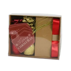 Fancy Wrap Pack Kraft Box 15Pc