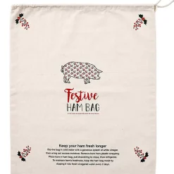 Festive Christmas Ham Bag