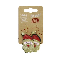 Festive Glitter Earrings (4 Styles) - Adult