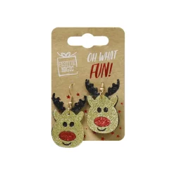 Festive Glitter Earrings (4 Styles) - Adult