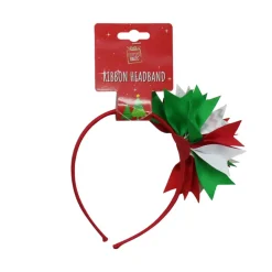 Festive Headband With Ribbon Bows (4 Styles)