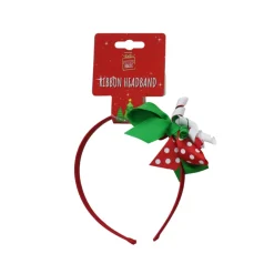 Festive Headband With Ribbon Bows (4 Styles)