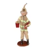 Fire Fighter Christmas Elf With Stand - 65Cm