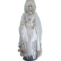Floating Lady In Mourning Halloween Doll - 59Cm