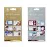 Foil Gift Tags Self Adhesive Pack Of 80 (2 Styles)