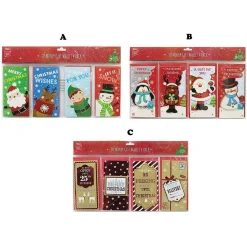 Foil Glittered 3D Money Wallet (3 Styles) - 17.5Cm