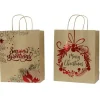 Foil Kraft Giftbag (2 Styles) - 32Cm
