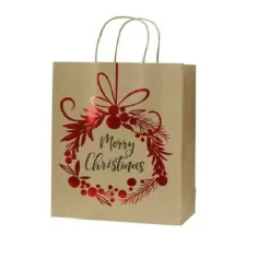 Foil Kraft Giftbag (2 Styles) - 32Cm