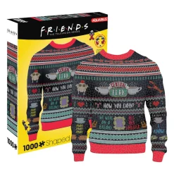 Friends Ugly Sweater Shaped Jigsaw Puzzle (1000 Piece) - 71Cm